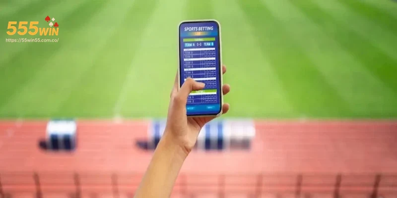 Hình minh họa bước cài đặt 555WIN app cho quý khách.